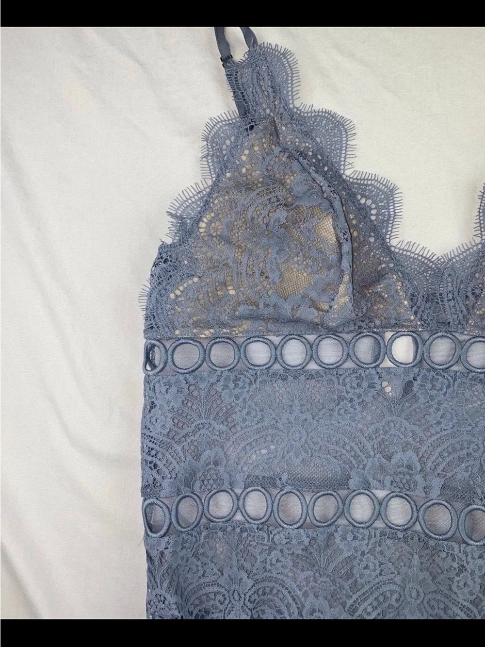 VS Lace Lingerie Bodysuit